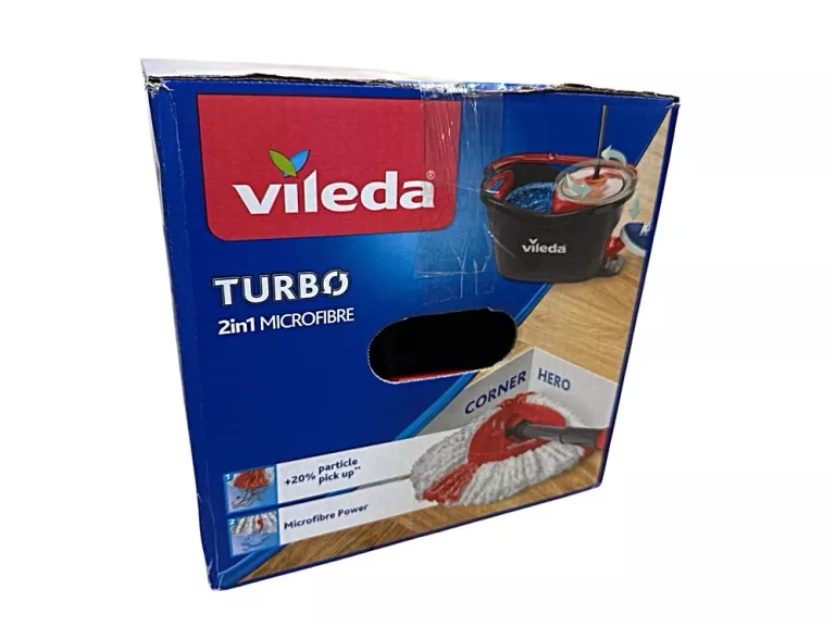 ZESTAW WIADRO + MOP OBROTOWY VILEDA TURBO 2W1