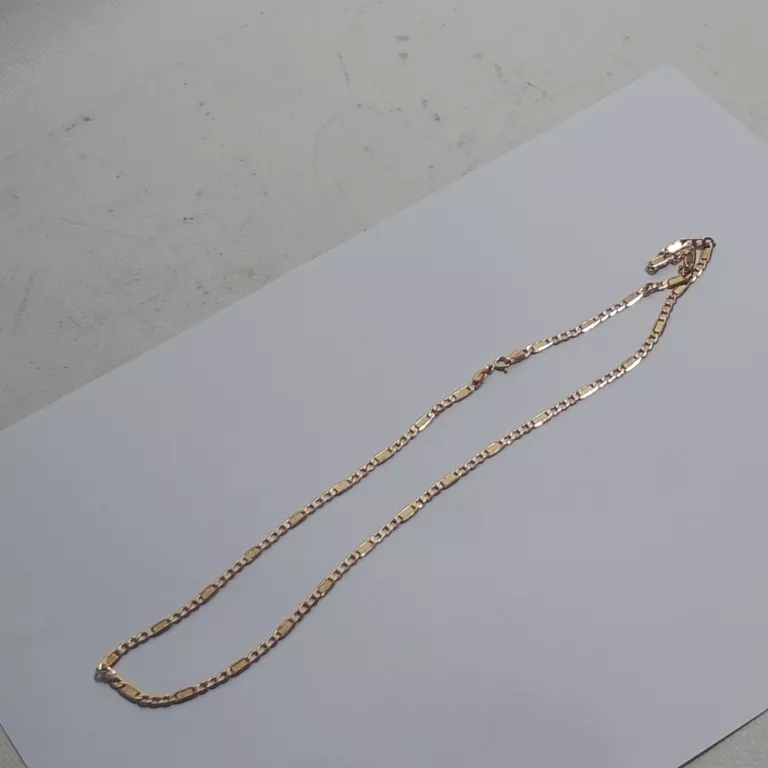 PIĘKNY ZŁOTY ŁAŃCUSZEK 5,13G 585 52CM