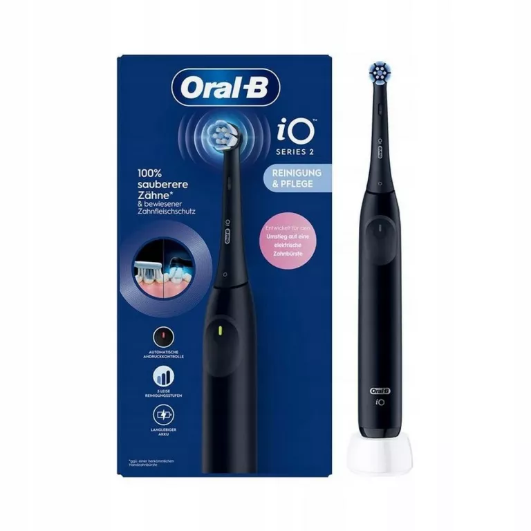 SZCZOTECZKA ELEKTRYCZNA  ORAL-B IO 2 CZARNA *STAN FABRYCZNY*