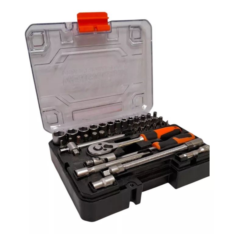 ZESTAW BITÓW I NAKRĘTEK Z GRZECHOTKĄ W ORGANIZERZE WERCKMANN 42 ELEMENTY