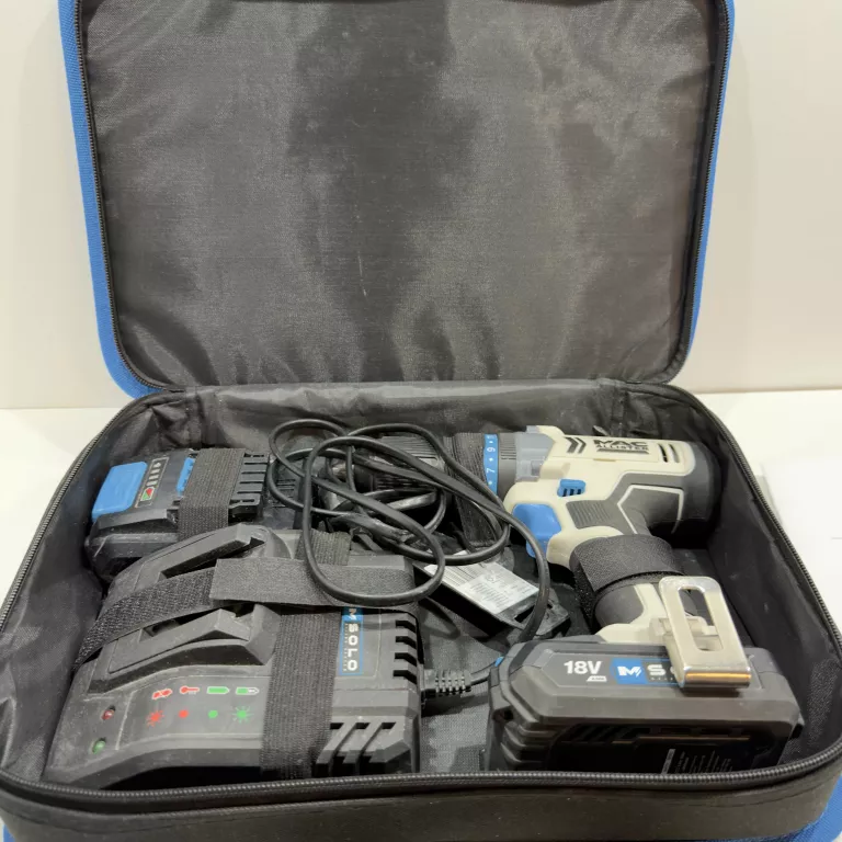 WKRĘTARKA MACALLISTER MCD18-LI-2 2X AKU + ŁAD TORBA