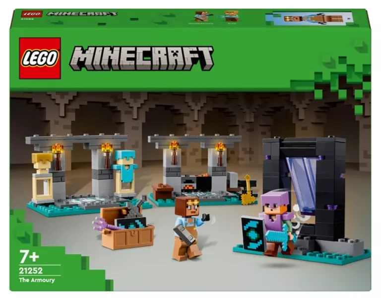 LEGO MINECRAFT 21252 ZBROJOWNIA USZKODZONY KARTON