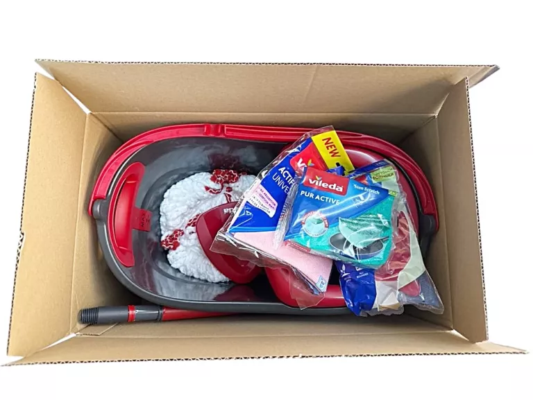 ZESTAW WIADRO + MOP OBROTOWY VILEDA TURBO 2W1