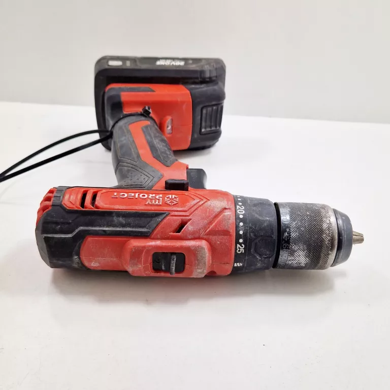 WKRĘTARKA MY PROJECT 20V 2X AKUMULATOR 2.0 AH 20V ONE BATTERY FOR ALL