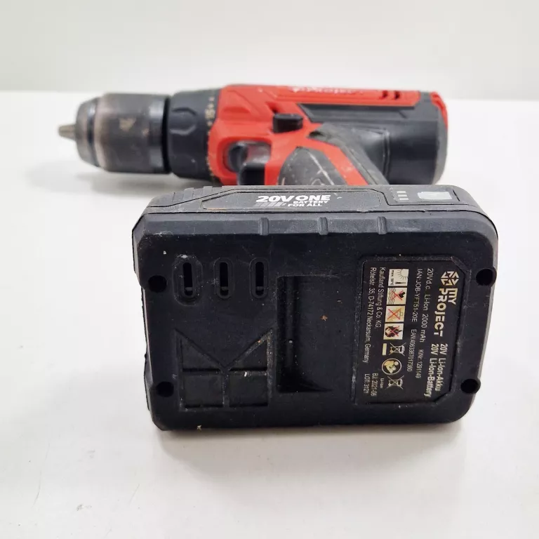 WKRĘTARKA MY PROJECT 20V 1X AKUMULATOR 2.0 AH 20V ONE BATTERY FOR ALL
