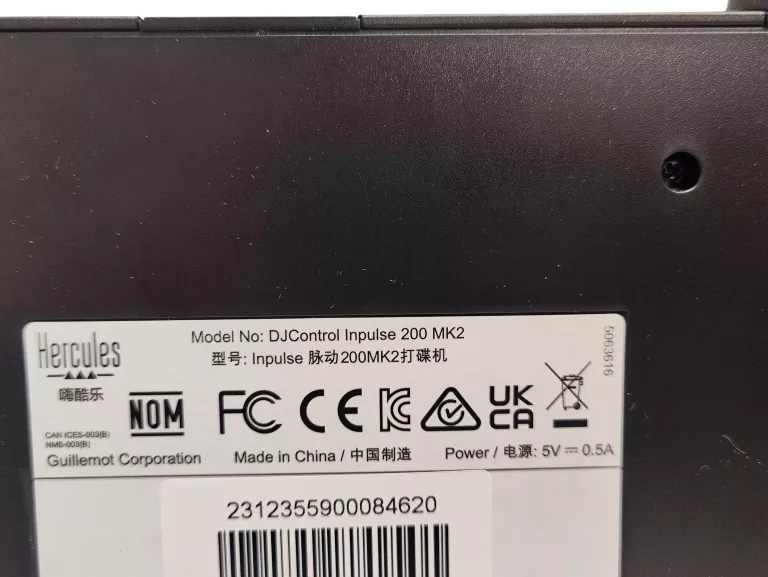 KONTROLER DJ HERCULES DJ CONTROL INPULSE 200 MK2