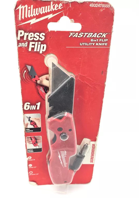 NÓŻ SKŁADANY 6W1 MILWAUKEE FASTBACK