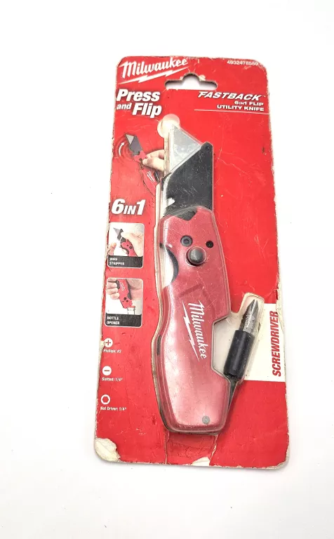 NÓŻ SKŁADANY 6W1 MILWAUKEE FASTBACK