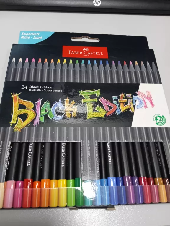 FABER-CASTELL KREDKI OŁÓWKOWE TRÓJKĄTNE BLACK 24 K
