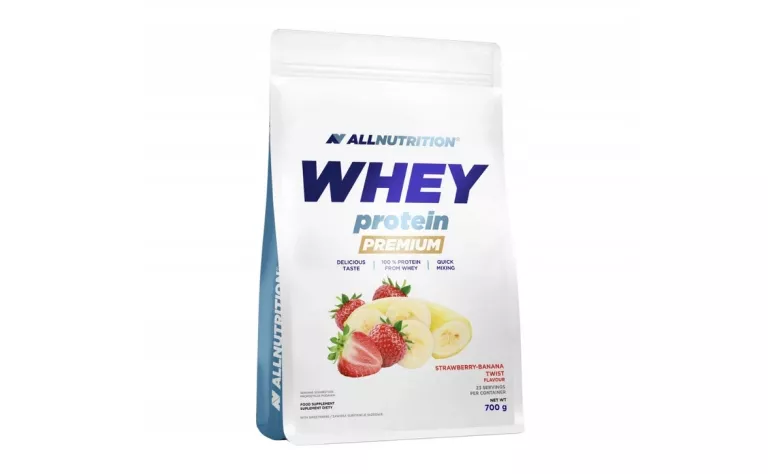 ALLNUTRITION WHEY PROTEIN PREMIUM 700G TRUSKAWKA-BANAN WPC BIAŁKO MIĘŚNIE
