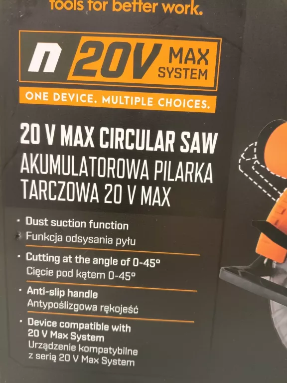 PIŁA TARCZOWA NITEO 20V