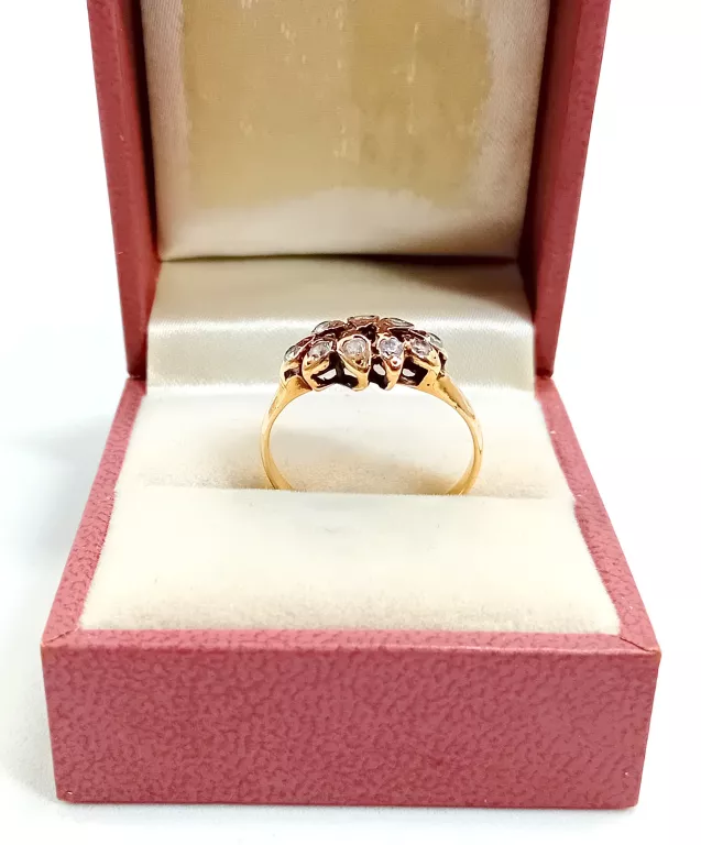 MOCARNY ZŁOTY PIERŚCIONEK PR. 585 R. 14