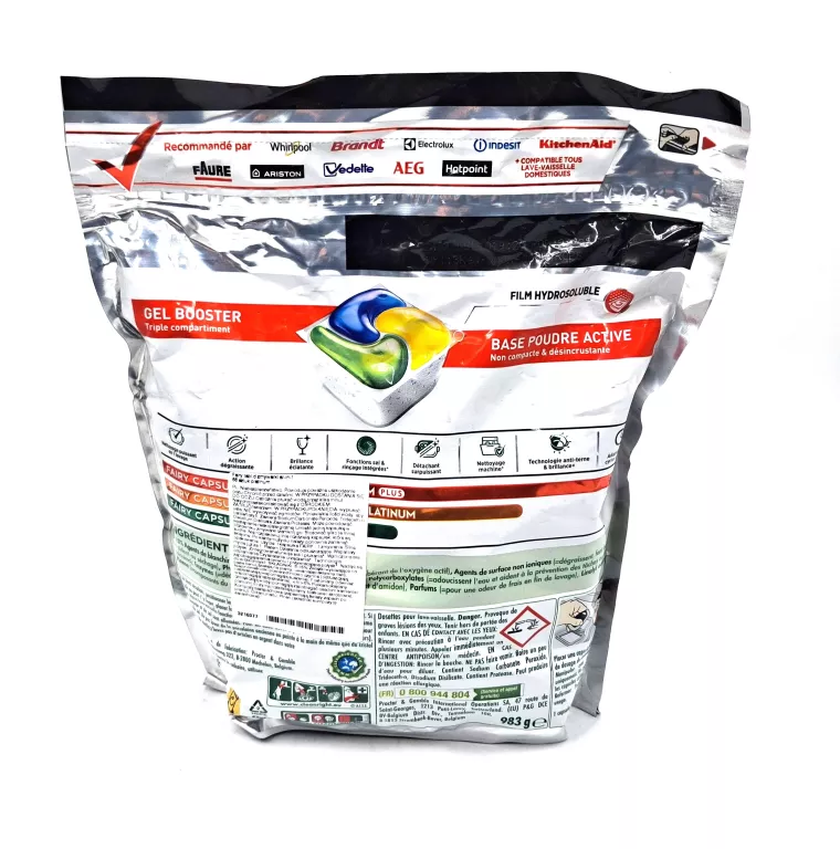 KAPSULKI DO ZMYWARKI FAIRY FRESH PLATINUM VAISSELLE 66 SZTUK