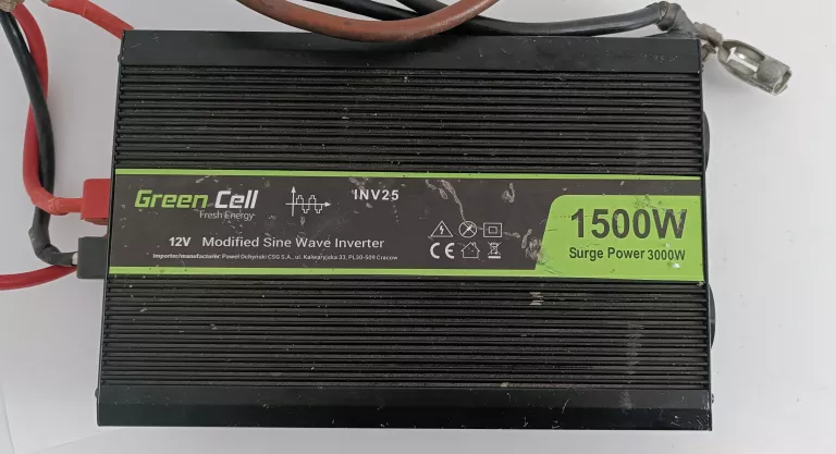 PRZETWORNICA GREEN CELL 12V/230V 1500/3000 MOD