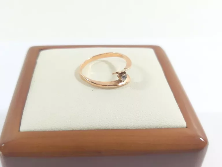 FINEZYJNY ZŁOTY PIERŚCIONEK PR.585 R.10