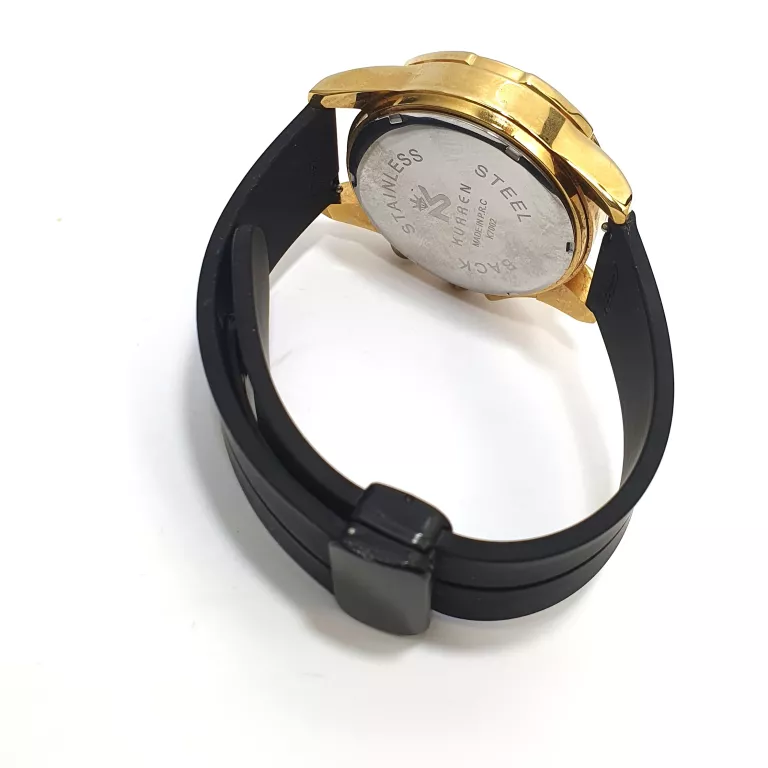 MĘSKI ZEGAREK - KURREN CZARNO-ZŁOTY