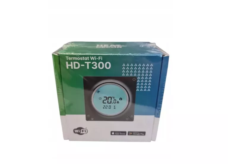 TERMOSTAT PROGRAMOWALNY HD-T300.G Z KOMUNIKACJĄ WI-FI - GRAFITOWY