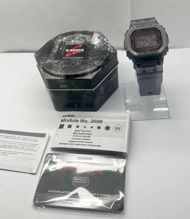 ZEGAREK GSHOCK DW-B5600-1ER 20 BAR