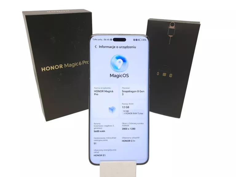 TELEFON HONOR MAGIC 6 PRO 512GB BLACK