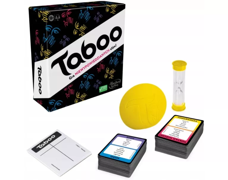 HASBRO TABOO TABU IMPREZOWA GRA TOWARZYSKA WERSJA POLSKA F5254