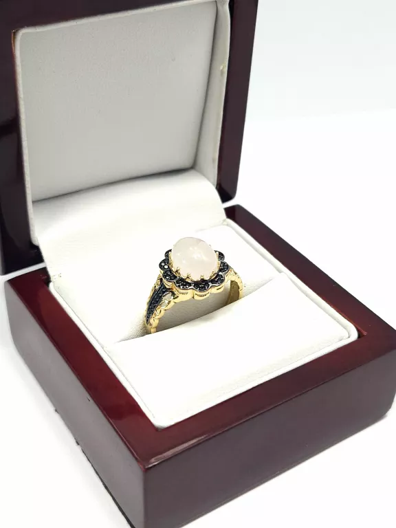 NIENOSZONY ZŁOTY PIERŚCIONEK Z KAMIENIEM P585 2,89G R20