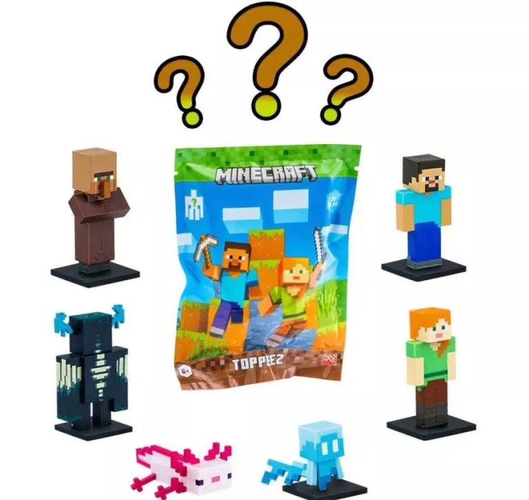 MINECRAFT SURPRISE FIGURKA 3D TOPPEEZ