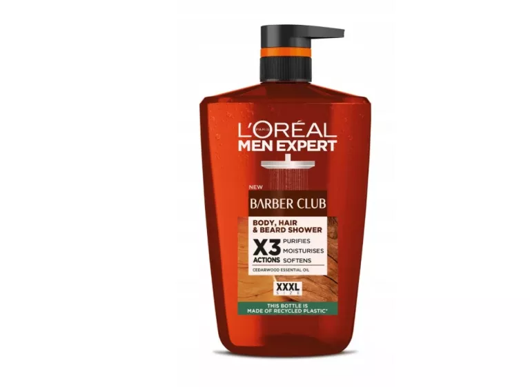 L'ORÉAL MEN EXPERT BARBER CLUB 5W1 ŻEL DO MYCIA CIAŁA WŁOSÓW I BRODY 1000M