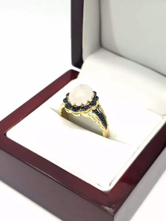 NIENOSZONY ZŁOTY PIERŚCIONEK Z KAMIENIEM P585 2,89G R20