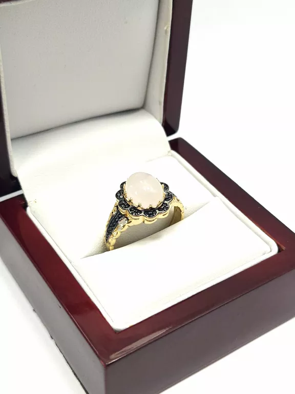 NIENOSZONY ZŁOTY PIERŚCIONEK Z KAMIENIEM P585 2,89G R20