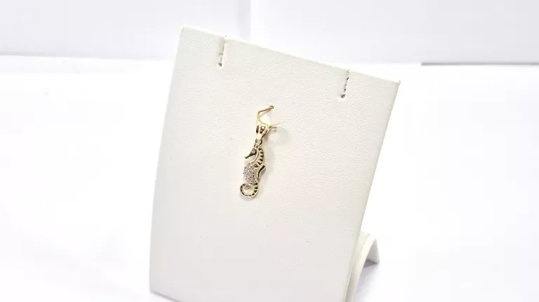 NIENOSZONA ZŁOTA ZAWIESZKA KONIK WODNY 585 0,77G 14K