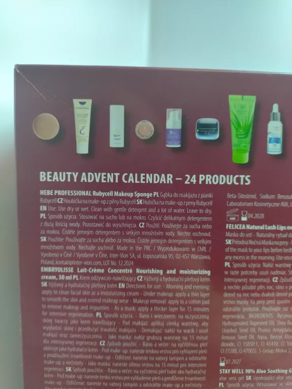 KALENDARZ ADWENTOWY HEBE 24SZT