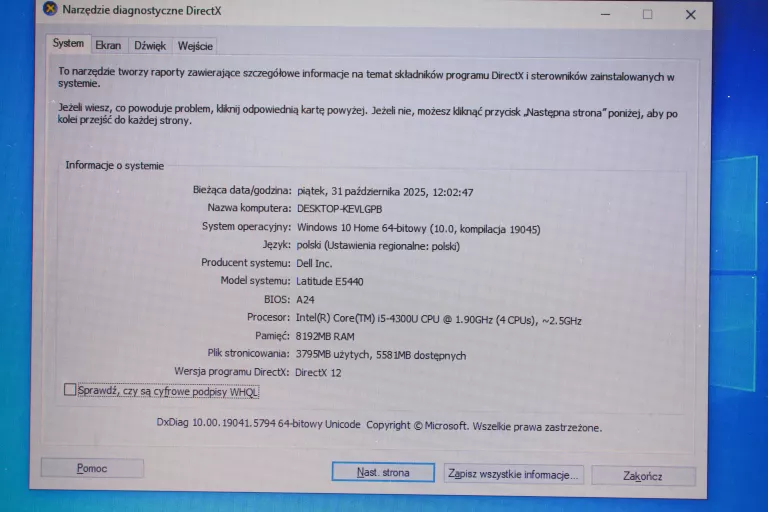 LAPTOP DELL LATITUDE E5440 I5