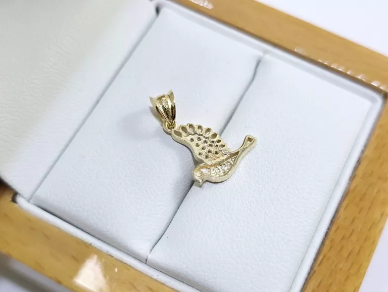 NIENOSZONA ZŁOTA ZAWIESZKA PTAK 585 0,95G