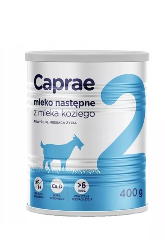 CAPRAE 2, MLEKO NASTĘPNE, MLEKO KOZIE, POWYŻEJ 6. MIESIĄCA ŻYCIA, 400 G
