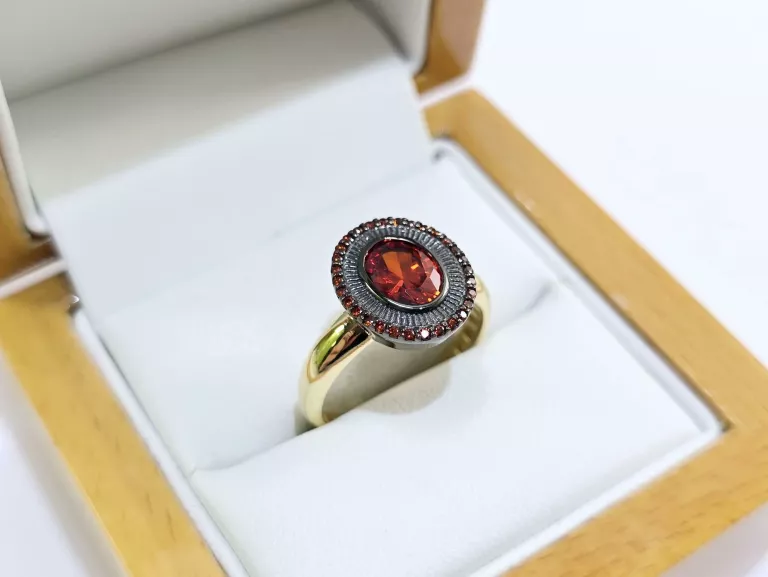 NIENOSZONY ZŁOTY PIERŚCIONEK 585 3,17G R14