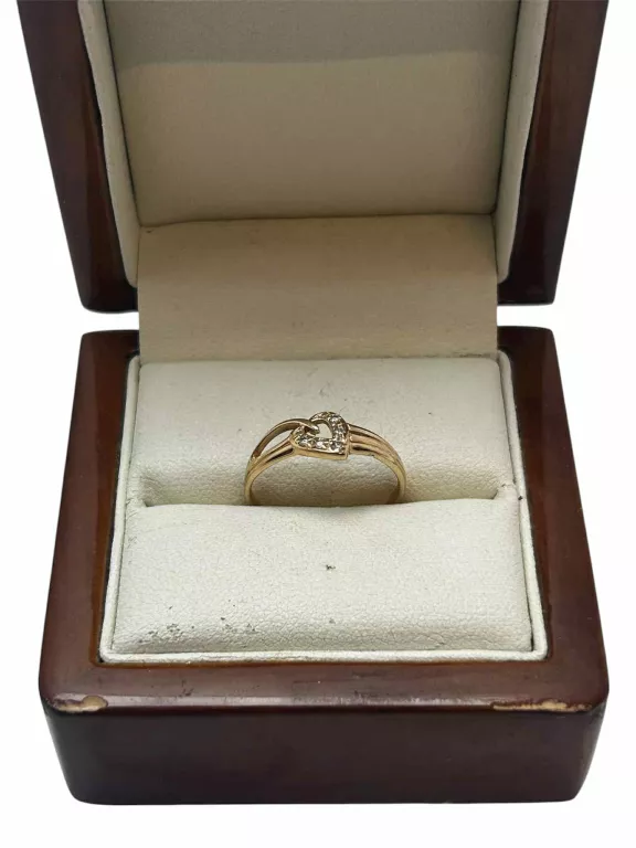 PIĘKNY ZŁOTY PIERŚCIONEK!!! P.585 1,35G R.12