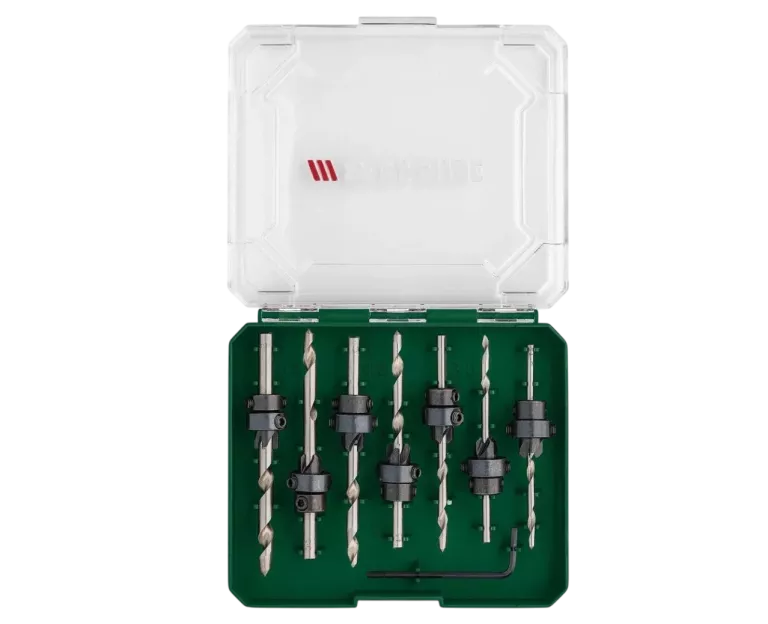 ZESTAW WIERTEŁ POGŁĘBIAJĄCYCH DO DREWNA PARKSIDE HG11365 *STAN FABRYCZNY*