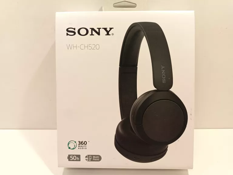 SŁUCHAWKI NAUSZNE SONY WH-CH520 BLUETOOTH CZARNE