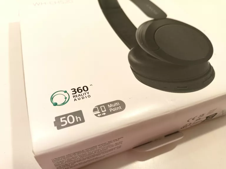 SŁUCHAWKI NAUSZNE SONY WH-CH520 BLUETOOTH CZARNE