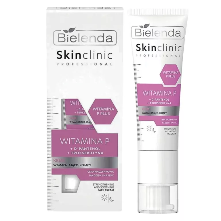 BIELENDA SKIN CLINIC WIT. P KREM WZMACNIAJĄCO-KOJĄCY CERA NACZYNKOWA 40ML