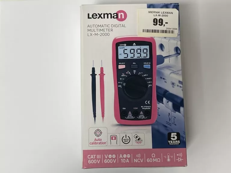 MULTIMETR CYFROWY LEXMAN LX-M-2000