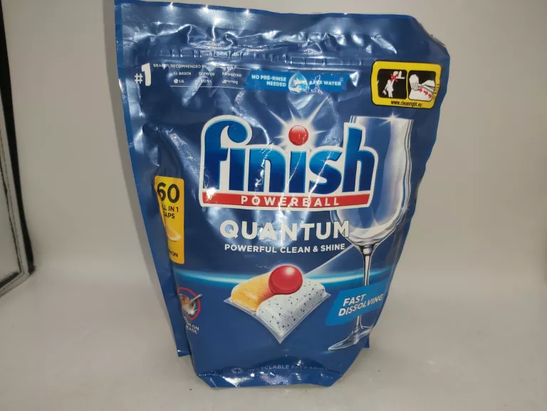 KAPSUŁKI DO ZMYWARKI FINISH QUANTUM 60SZT LEMON