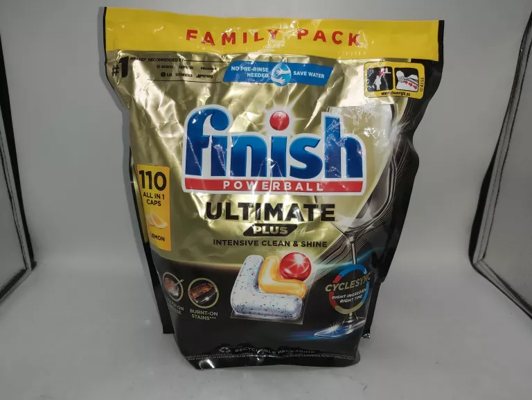 KAPSUŁKI DO ZMYWARKI FINISH ULTIMATE PLUS 110SZT LEMON