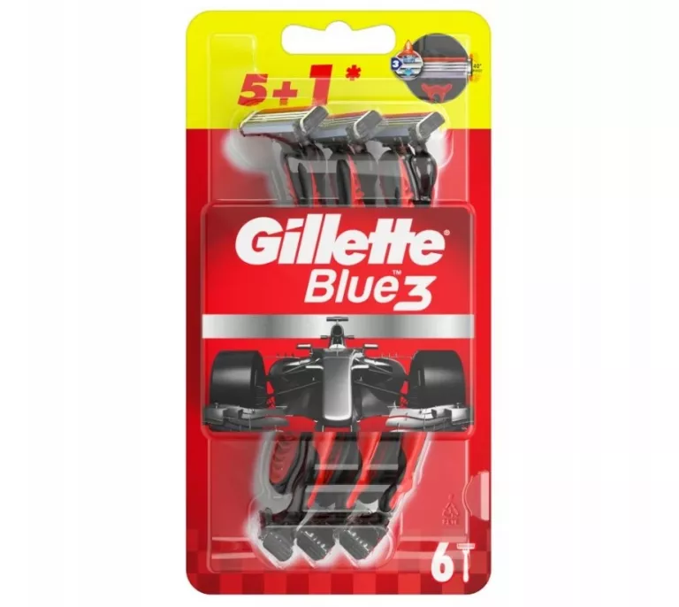 MASZYNKA JEDNORAZOWA DO GOLENIA GILLETTE 6 SZT.