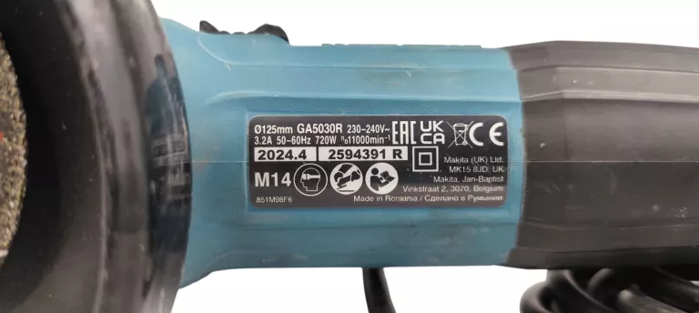 SZLIFIERKA KĄTOWA MAKITA GA5030R 720W