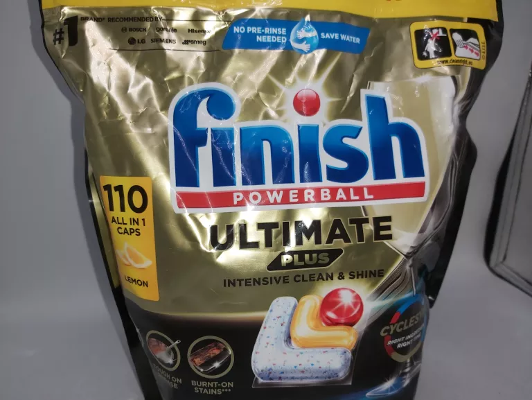 KAPSUŁKI DO ZMYWARKI FINISH ULTIMATE PLUS 110SZT LEMON