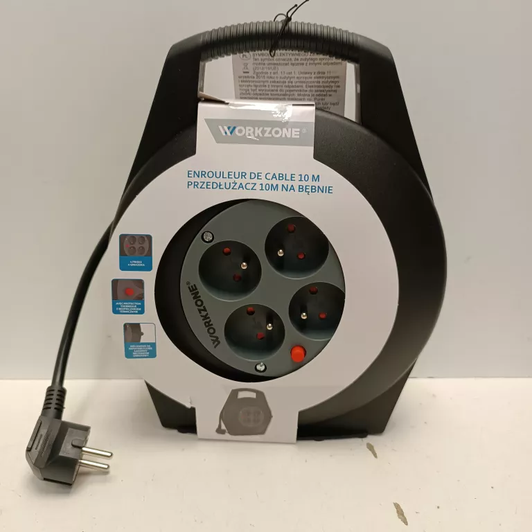 PRZEDŁUŻACZ NA BĘBNIE 10M WORKZONE