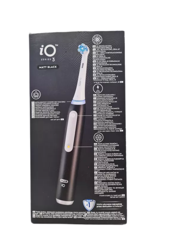 SZCZOTECZKA ELEKTRYCZNA ORAL-B IO SERIES 3 MATT BLACK