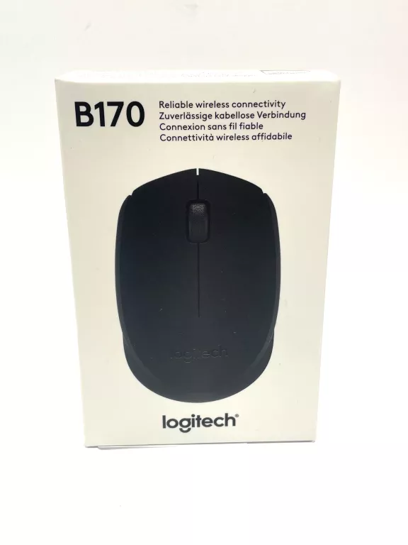 MYSZ BEZPRZEWODOWA LOGITECH B170 OPTYCZNA CZARNA USB WIRELESS K3821