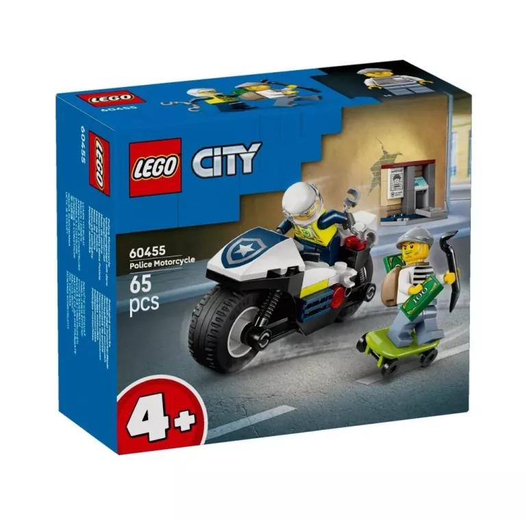 KLOCKI LEGO CITY POLICE MOTORCYCLE 60455